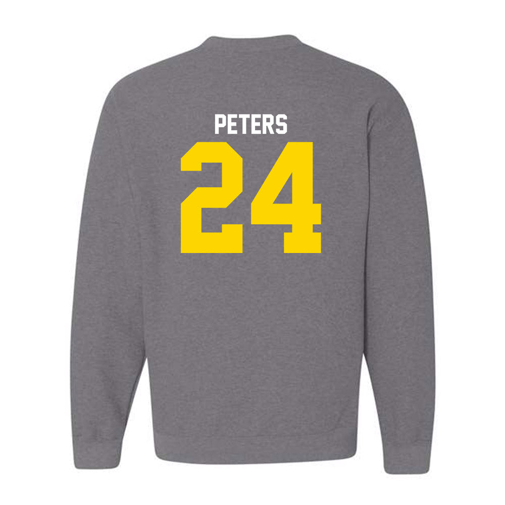 Western Michigan - NCAA Football : John Peters - Classic Shersey Crewneck Sweatshirt-1