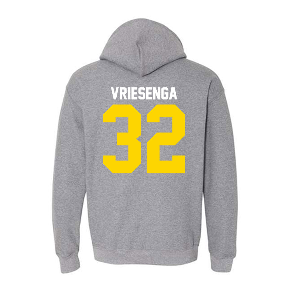 Western Michigan - NCAA Baseball : Zach Vriesenga - Classic Shersey Hooded Sweatshirt-1