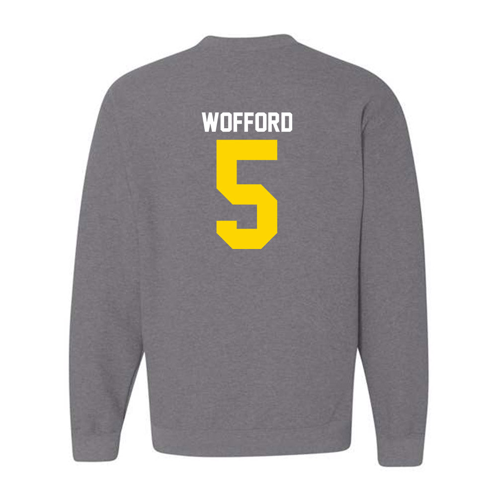 Western Michigan - NCAA Football : Aaron Wofford - Classic Shersey Crewneck Sweatshirt-1