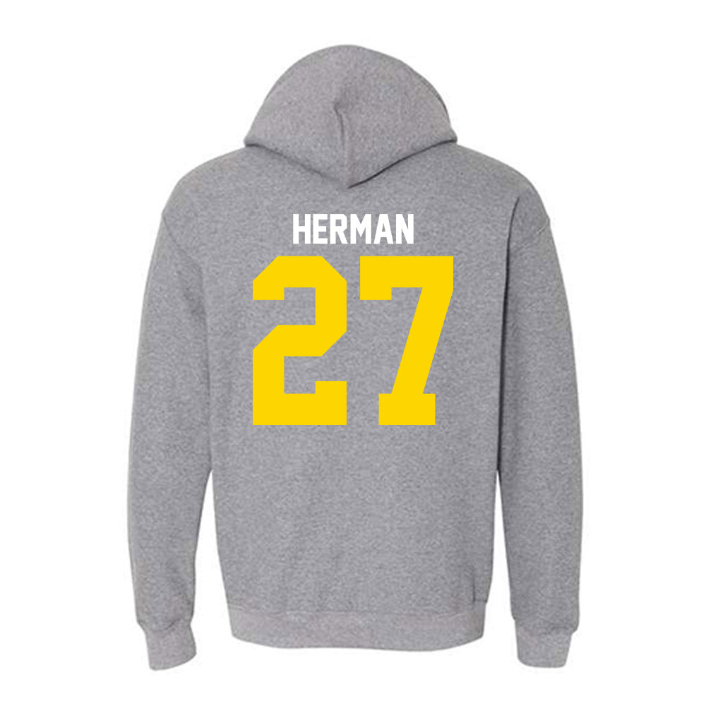 Western Michigan - NCAA Softball : Hannah Herman - Classic Shersey Hooded Sweatshirt-1
