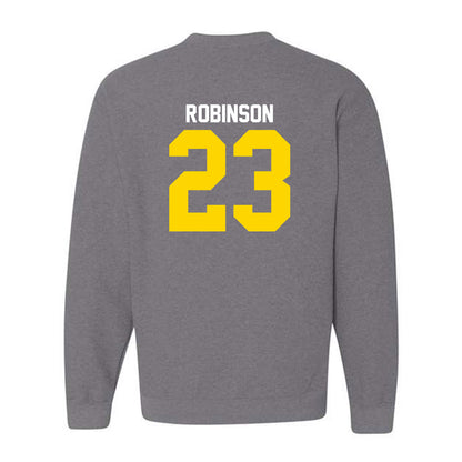 Western Michigan - NCAA Football : Larry Robinson - Classic Shersey Crewneck Sweatshirt-1