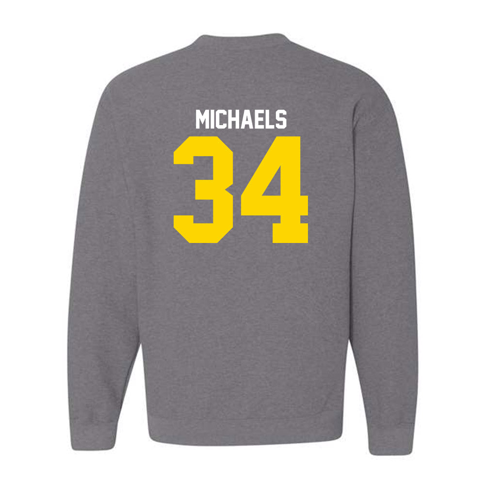 Western Michigan - NCAA Men's Ice Hockey : Owen Michaels - Classic Shersey Crewneck Sweatshirt-1