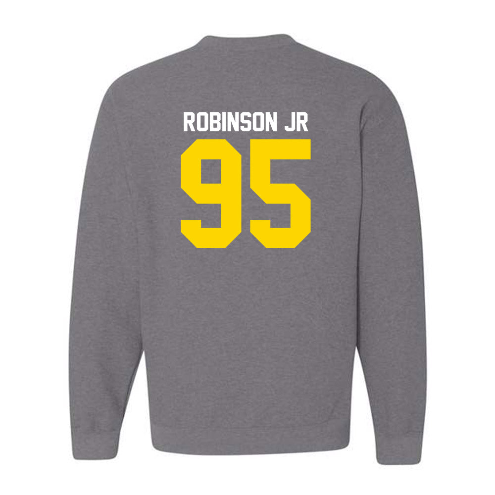 Western Michigan - NCAA Football : DeShawn Robinson Jr - Classic Shersey Crewneck Sweatshirt-1
