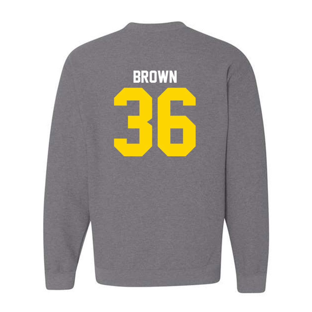 Western Michigan - NCAA Football : Freddy Brown - Classic Shersey Crewneck Sweatshirt-1