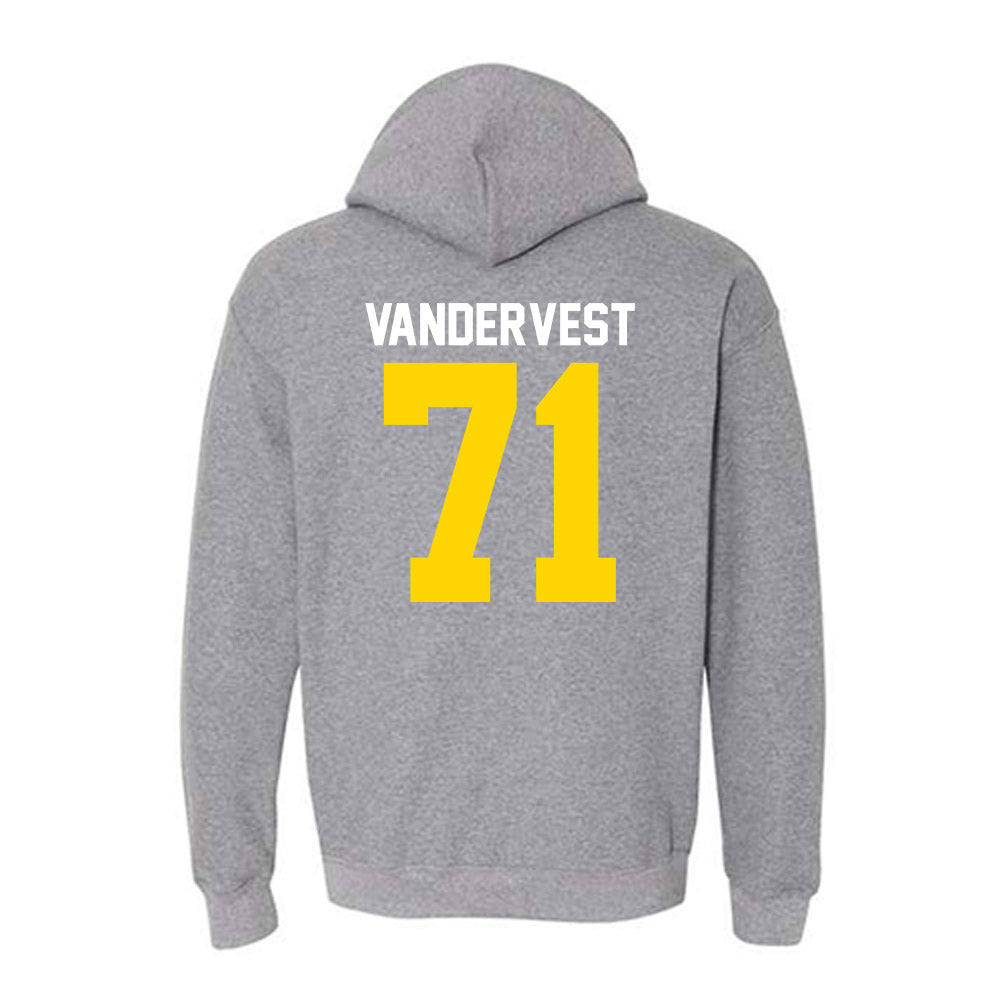 Western Michigan - NCAA Football : Adam Vandervest - Classic Shersey Hooded Sweatshirt-1