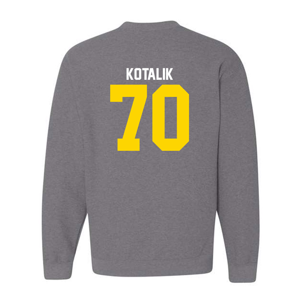 Western Michigan - NCAA Football : KJ Kotalik - Classic Shersey Crewneck Sweatshirt-1