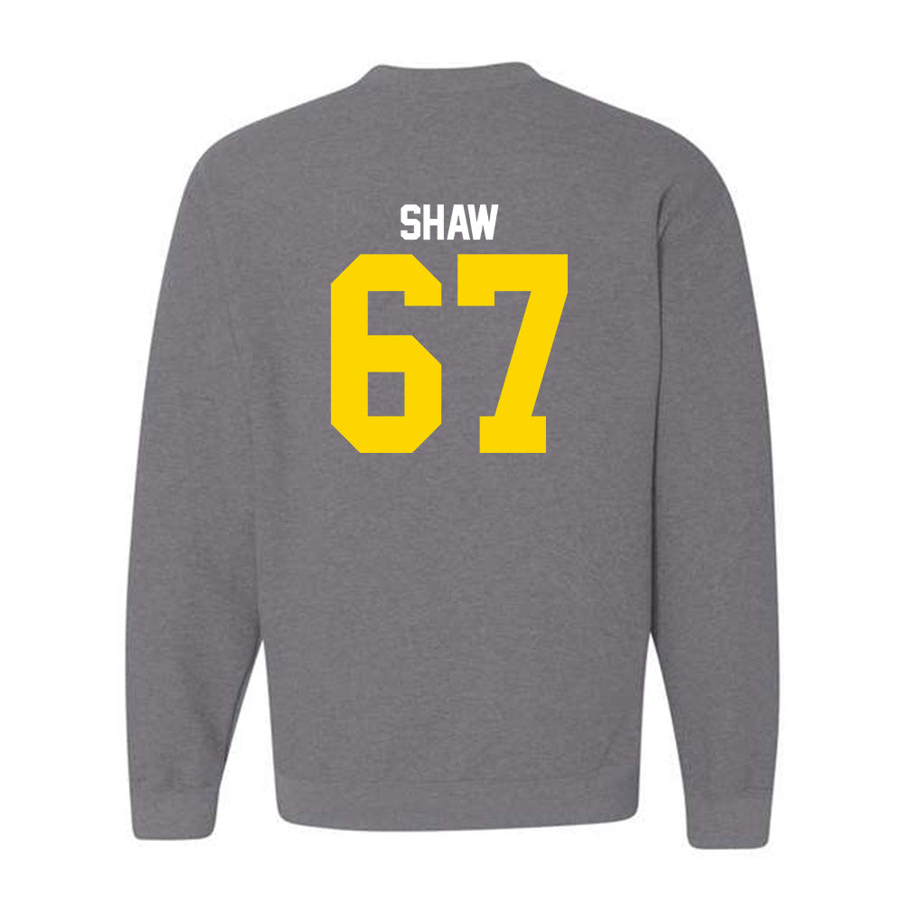 Western Michigan - NCAA Football : Trevor Shaw - Classic Shersey Crewneck Sweatshirt-1