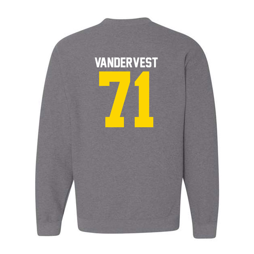 Western Michigan - NCAA Football : Adam Vandervest - Classic Shersey Crewneck Sweatshirt-1