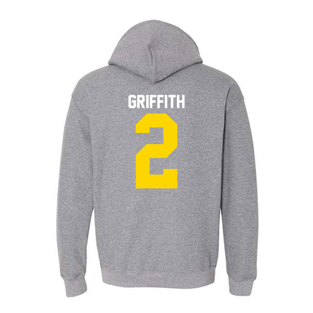 Western Michigan - NCAA Men's Basketball : Jalen Griffith - Classic Shersey Hooded Sweatshirt-1