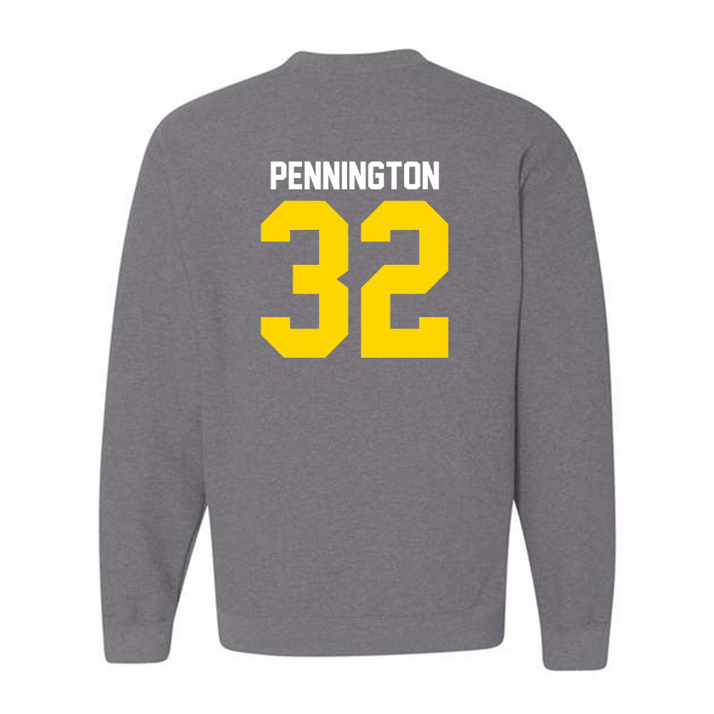 Western Michigan - NCAA Football : Derek Pennington - Classic Shersey Crewneck Sweatshirt-1
