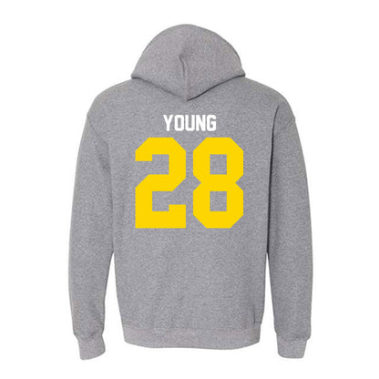 Western Michigan - NCAA Football : Jameson Young - Classic Shersey Hooded Sweatshirt-1