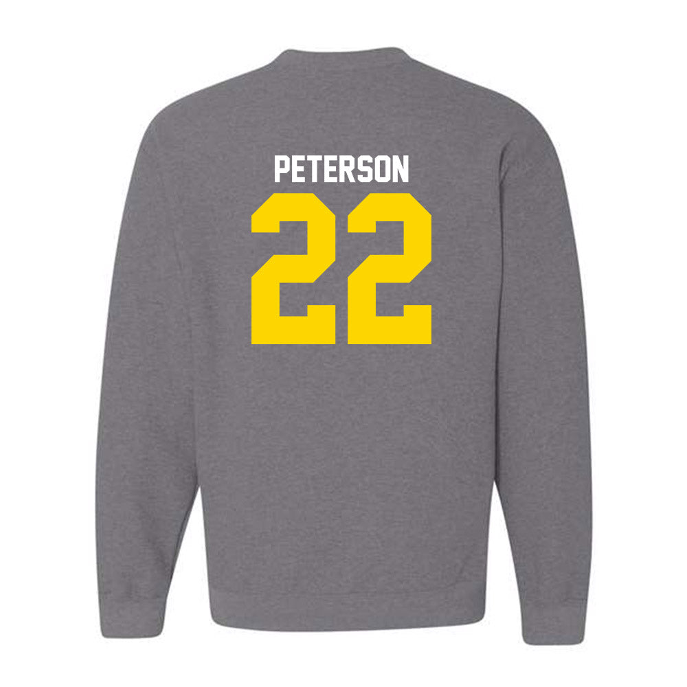 Western Michigan - NCAA Men's Basketball : Declan Peterson - Classic Shersey Crewneck Sweatshirt-1