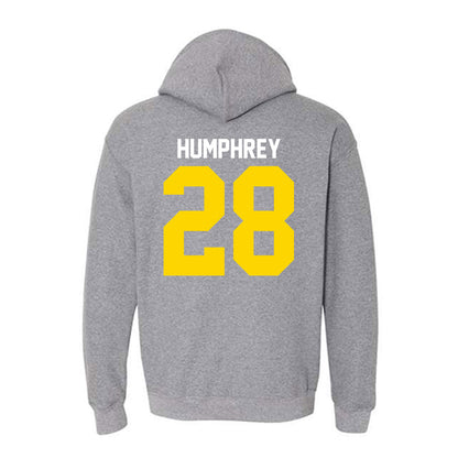 Western Michigan - NCAA Men's Ice Hockey : Ryan Humphrey - Classic Shersey Hooded Sweatshirt-1