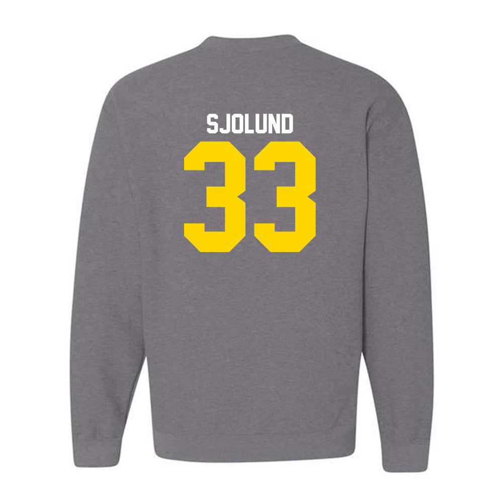 Western Michigan - NCAA Men's Ice Hockey : Samuel Sjolund - Classic Shersey Crewneck Sweatshirt-1