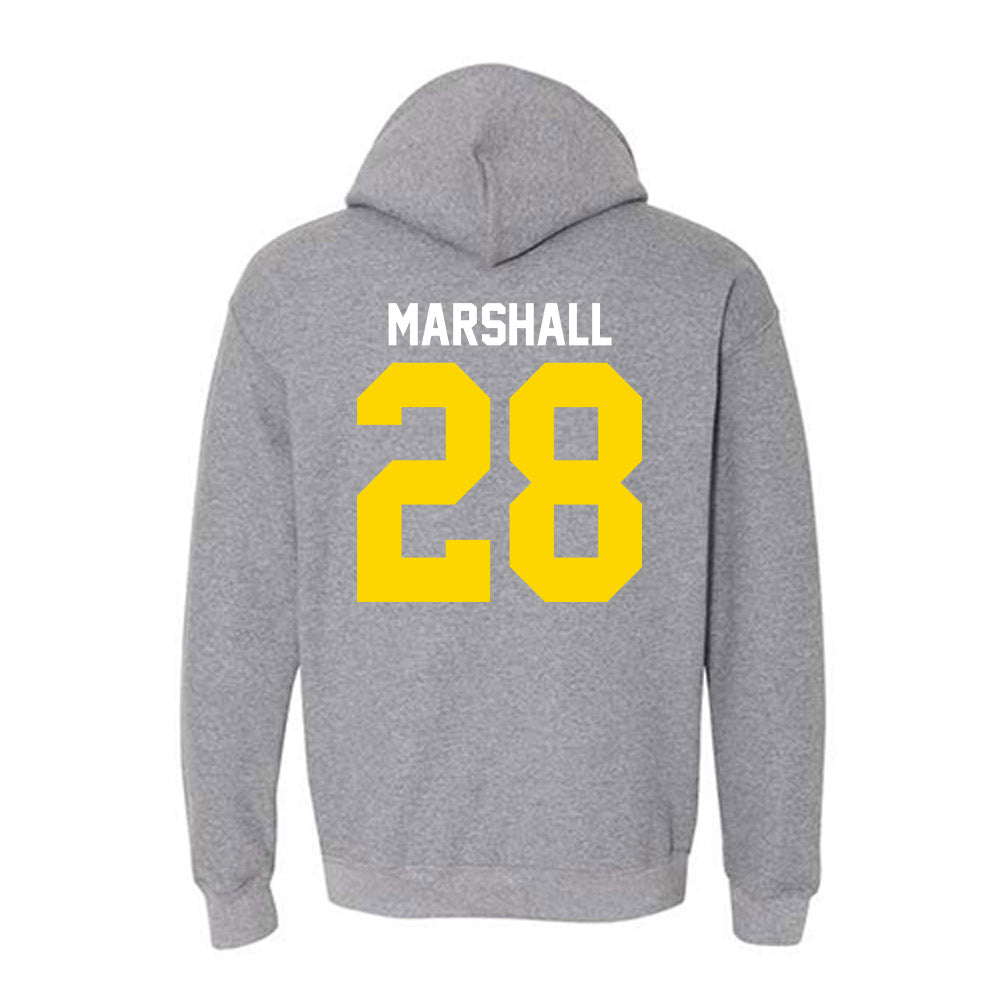 Western Michigan - NCAA Baseball : Trevor Marshall - Classic Shersey Hooded Sweatshirt-1