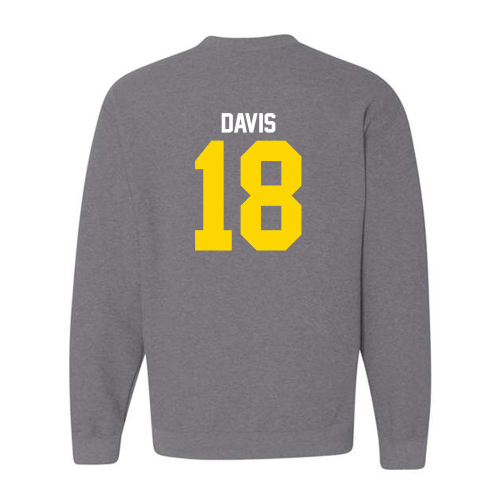 Western Michigan - NCAA Football : Micah Davis - Classic Shersey Crewneck Sweatshirt-1