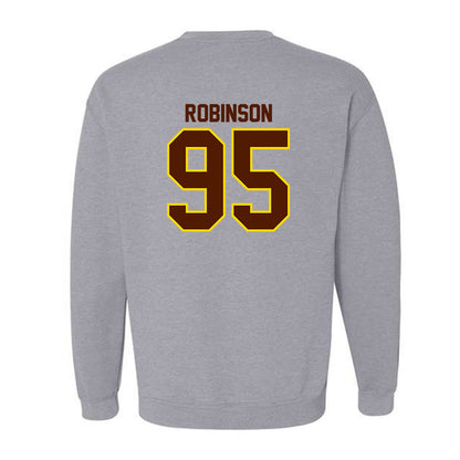 Western Michigan - NCAA Football : DeShawn Robinson - Classic Shersey Crewneck Sweatshirt-1