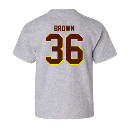 Western Michigan - NCAA Football : Freddy Brown - Classic Shersey Youth T-Shirt-1