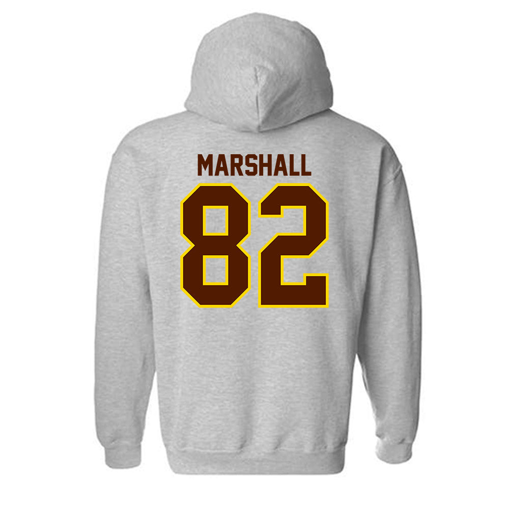Western Michigan - NCAA Football : Terence Marshall - Classic Shersey Hooded Sweatshirt-1