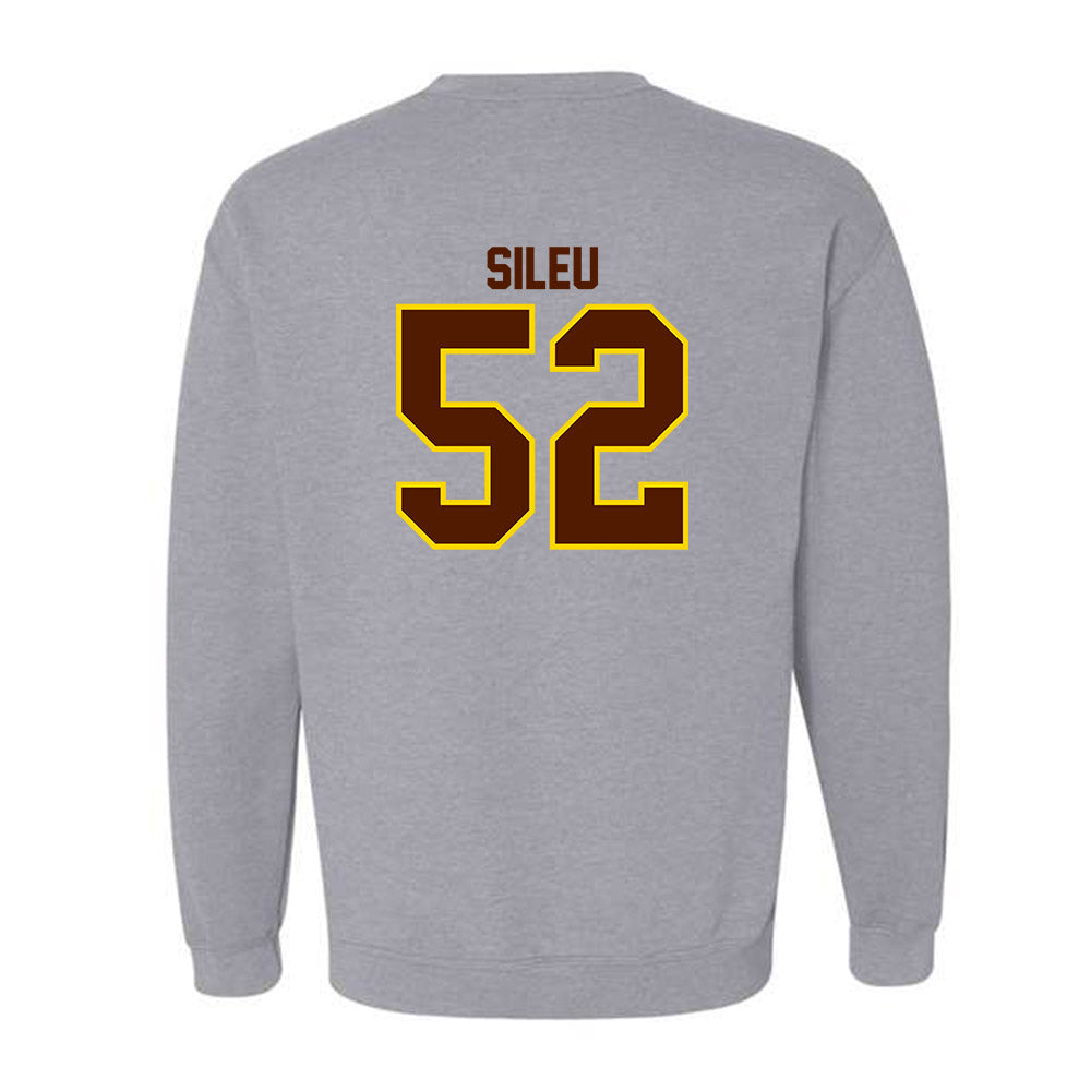 Western Michigan - NCAA Men's Basketball : Junior Sileu - Classic Shersey Crewneck Sweatshirt-1