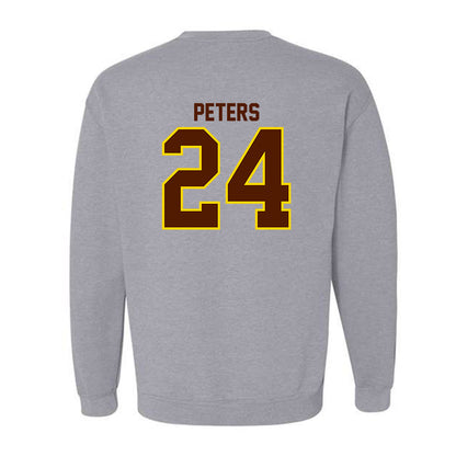 Western Michigan - NCAA Football : John Peters - Classic Shersey Crewneck Sweatshirt-1