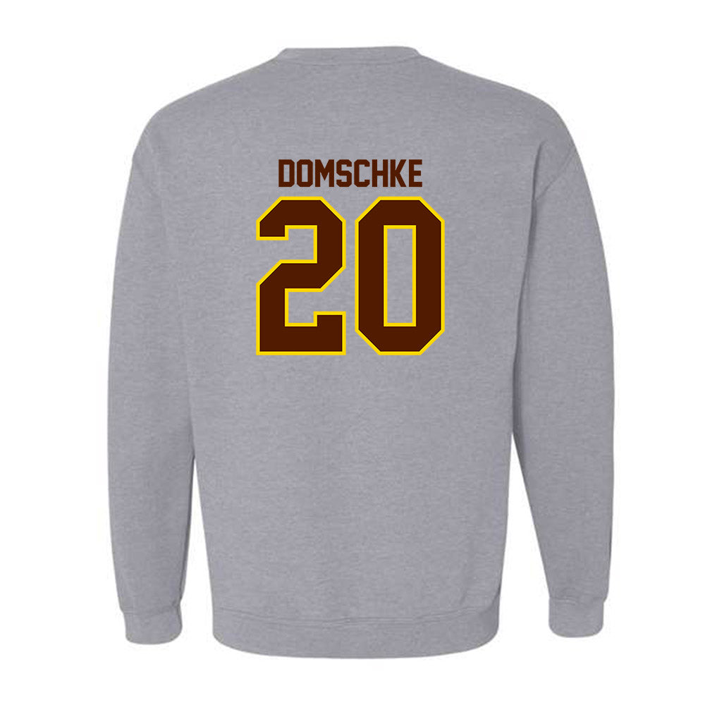 Western Michigan - NCAA Football : Palmer Domschke - Classic Shersey Crewneck Sweatshirt-1