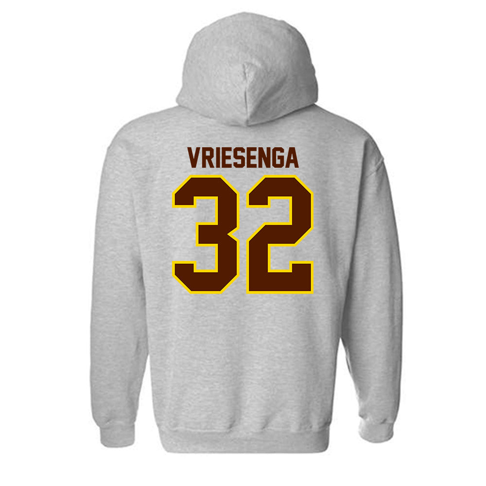 Western Michigan - NCAA Baseball : Zach Vriesenga - Classic Shersey Hooded Sweatshirt-1