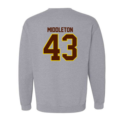Western Michigan - NCAA Baseball : Cooper Middleton - Classic Shersey Crewneck Sweatshirt-1