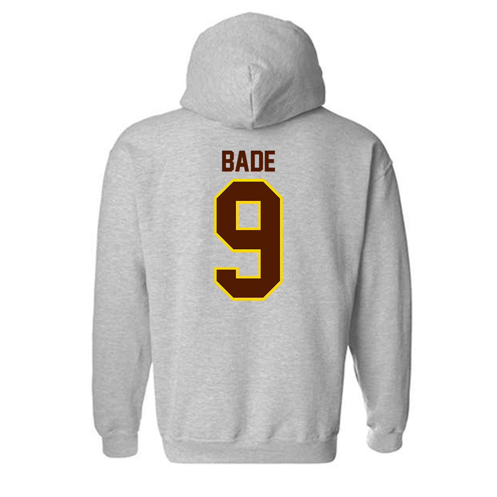 Western Michigan - NCAA Men's Ice Hockey : Zach Bade - Classic Shersey Hooded Sweatshirt-1
