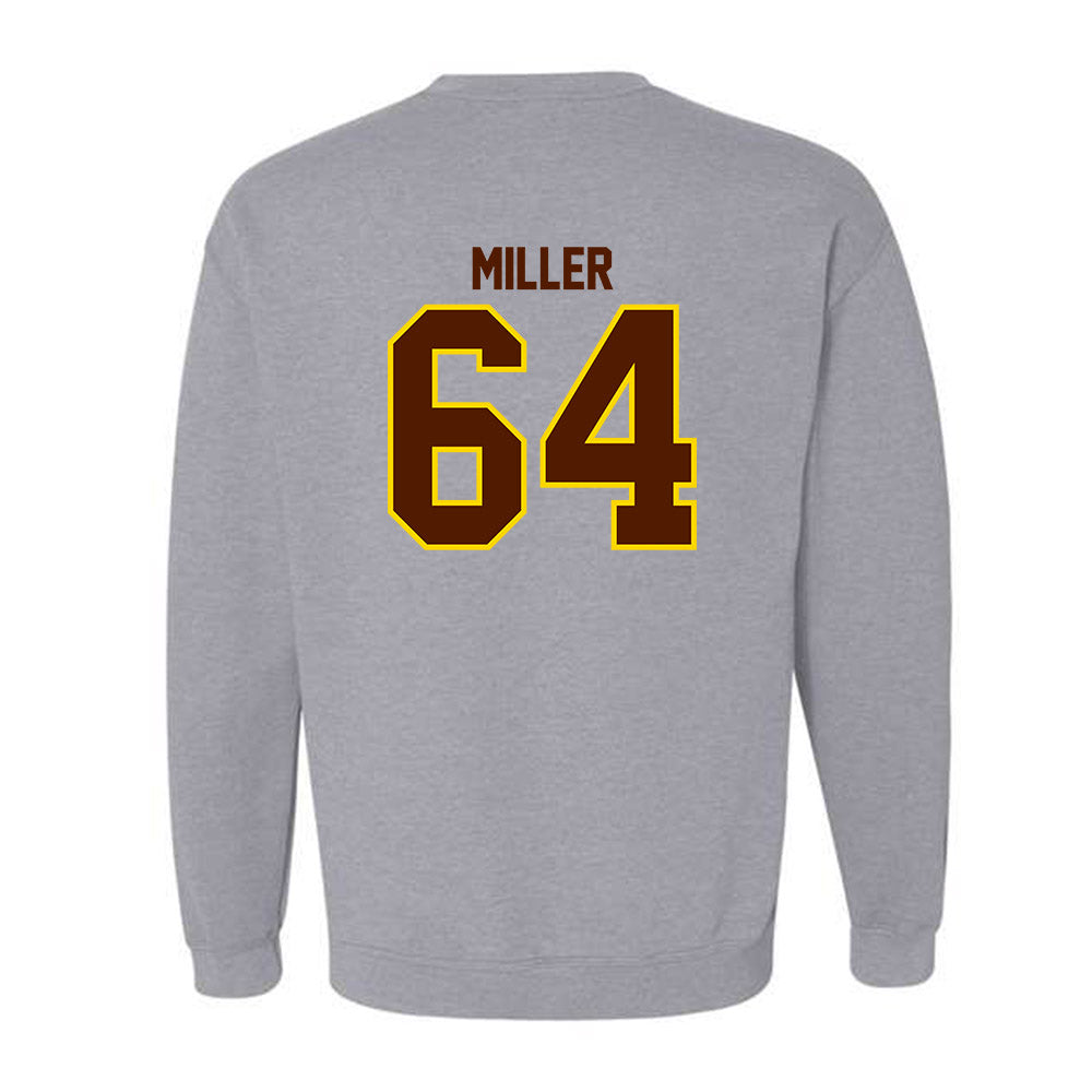 Western Michigan - NCAA Football : Nolan Miller - Classic Shersey Crewneck Sweatshirt-1