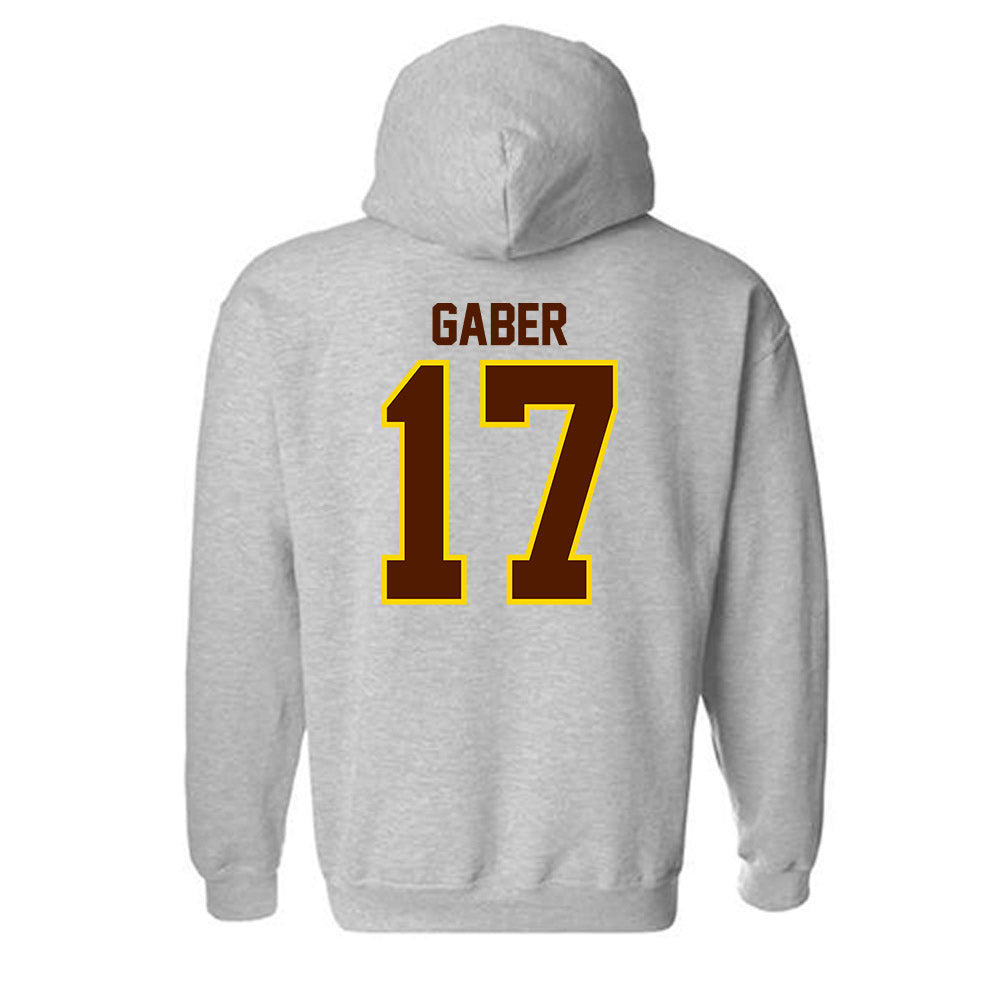 Western Michigan - NCAA Baseball : Reese Gaber - Classic Shersey Hooded Sweatshirt-1