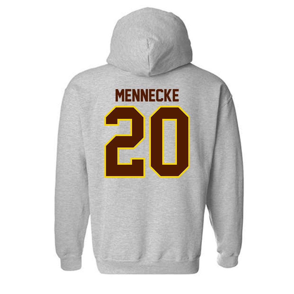 Western Michigan - NCAA Baseball : Mark Mennecke - Classic Shersey Hooded Sweatshirt-1