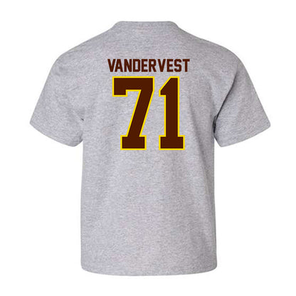 Western Michigan - NCAA Football : Adam Vandervest - Classic Shersey Youth T-Shirt-1
