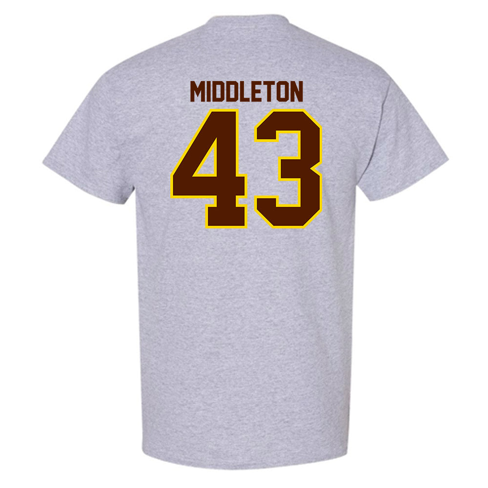 Western Michigan - NCAA Baseball : Cooper Middleton - Classic Shersey T-Shirt-1