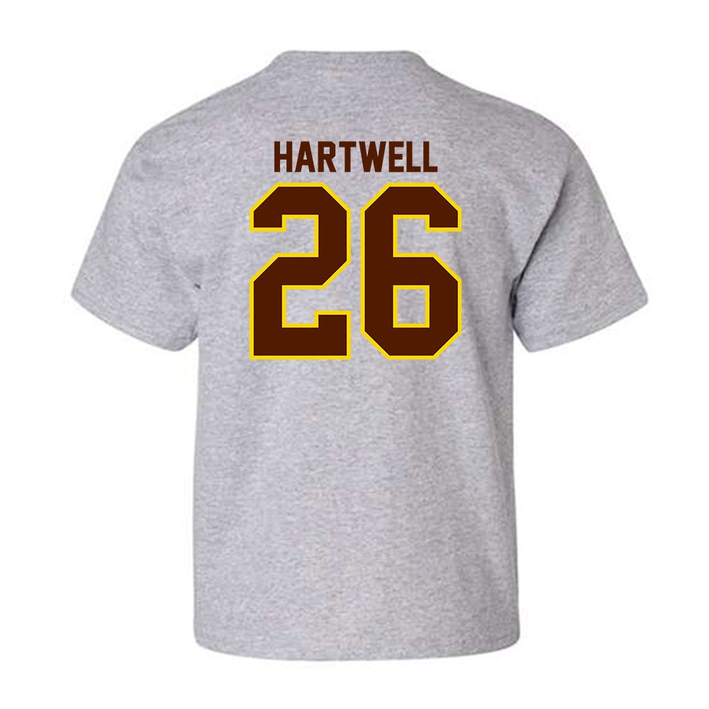 Western Michigan - NCAA Football : Tre' Hartwell - Classic Shersey Youth T-Shirt-1