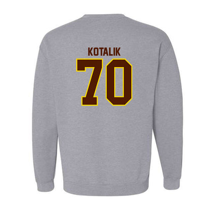 Western Michigan - NCAA Football : KJ Kotalik - Classic Shersey Crewneck Sweatshirt-1