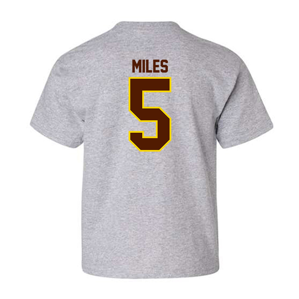 Western Michigan - NCAA Football : Devin Miles - Classic Shersey Youth T-Shirt-1