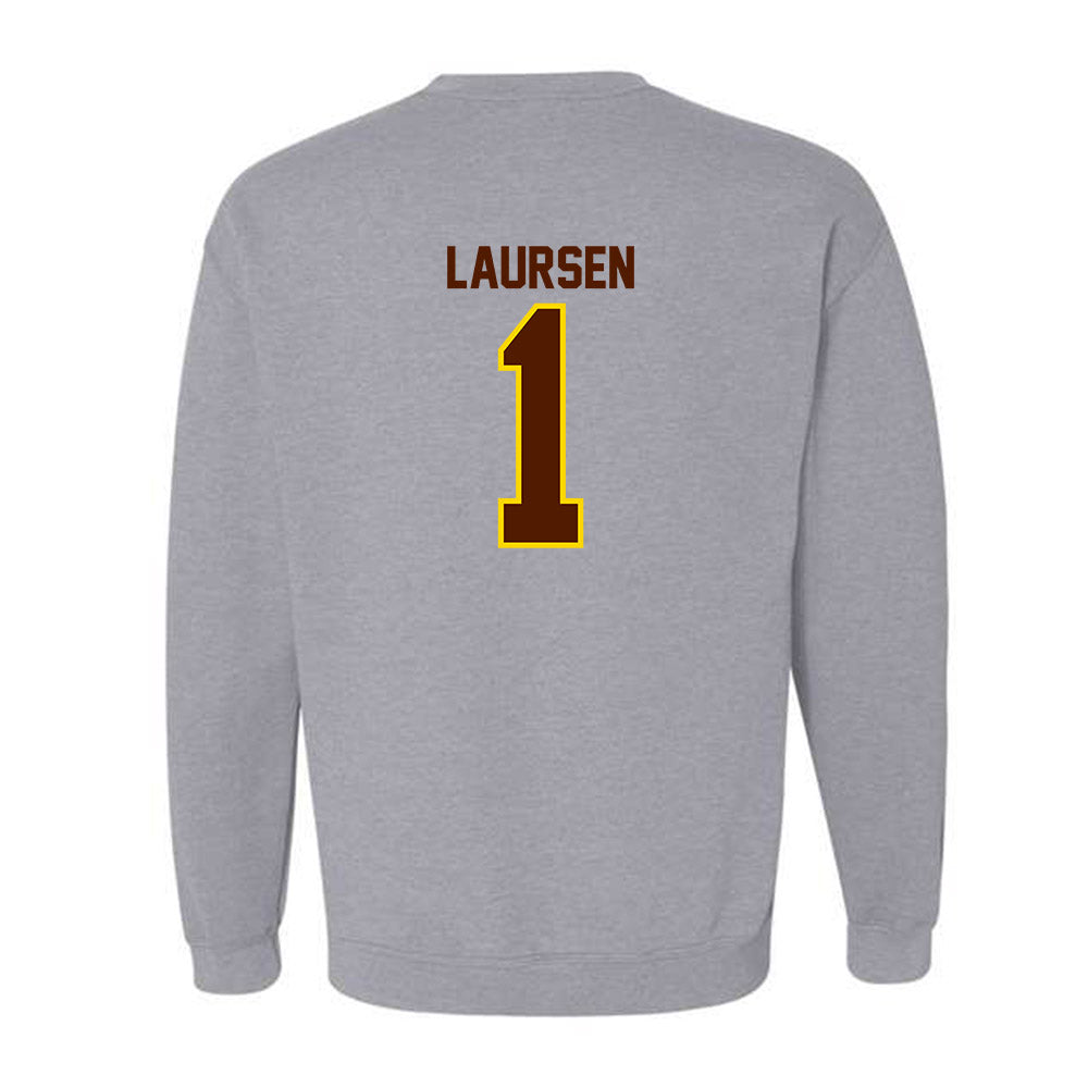 Western Michigan - NCAA Men's Ice Hockey : Kirk Laursen - Classic Shersey Crewneck Sweatshirt-1