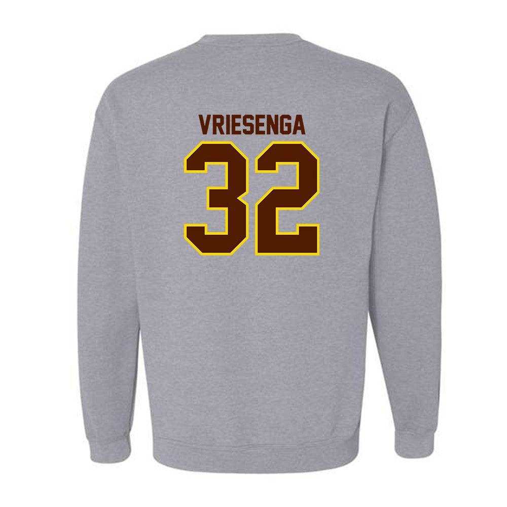 Western Michigan - NCAA Baseball : Zach Vriesenga - Classic Shersey Crewneck Sweatshirt-1