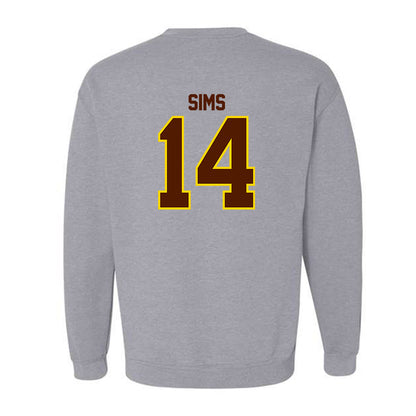Western Michigan - NCAA Football : Jarvarius Sims - Classic Shersey Crewneck Sweatshirt-1