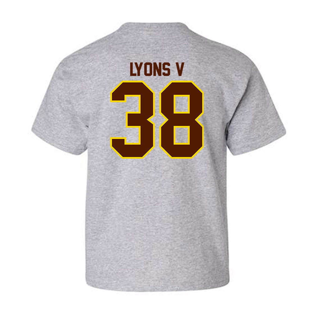 Western Michigan - NCAA Football : Spencer Lyons V - Classic Shersey Youth T-Shirt-1