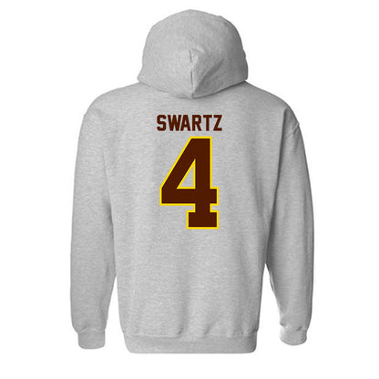 Western Michigan - NCAA Men's Basketball : Brady Swartz - Classic Shersey Hooded Sweatshirt-1