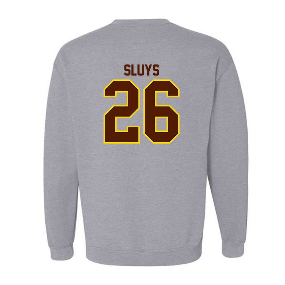 Western Michigan - NCAA Men's Ice Hockey : Jamison Sluys - Classic Shersey Crewneck Sweatshirt-1