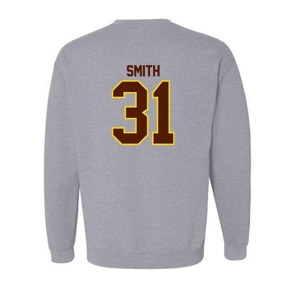 Western Michigan - NCAA Football : Hunter Smith - Classic Shersey Crewneck Sweatshirt-1