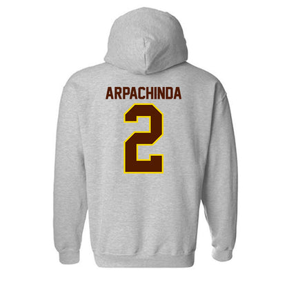 Western Michigan - NCAA Men's Soccer : Braxton Arpachinda - Classic Shersey Hooded Sweatshirt-1