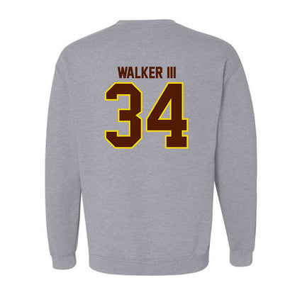 Western Michigan - NCAA Football : Versie Walker III - Classic Shersey Crewneck Sweatshirt-1