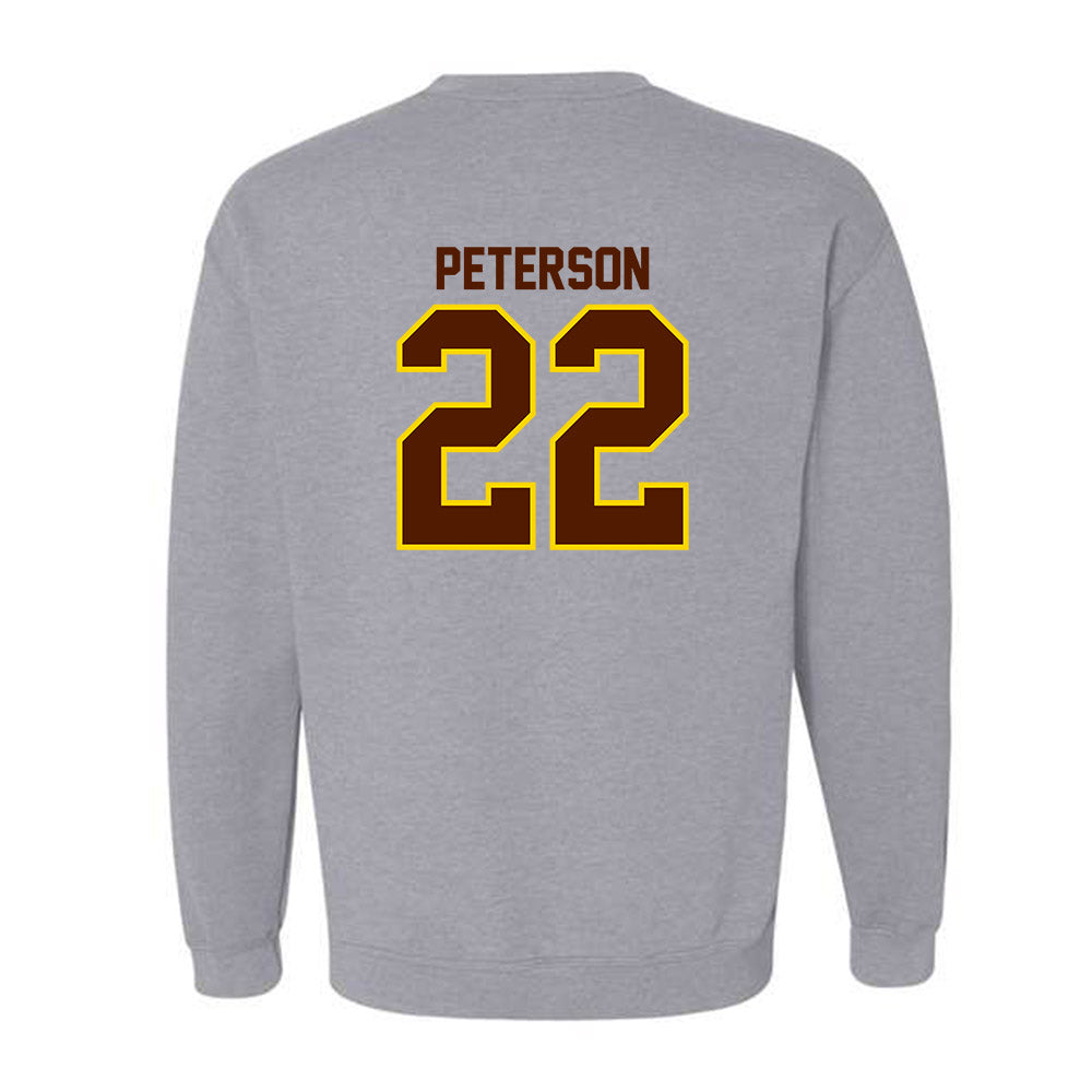 Western Michigan - NCAA Men's Basketball : Declan Peterson - Classic Shersey Crewneck Sweatshirt-1
