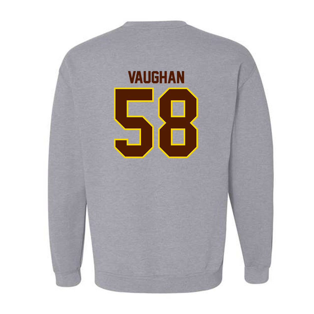 Western Michigan - NCAA Football : Liam Vaughan - Classic Shersey Crewneck Sweatshirt-1