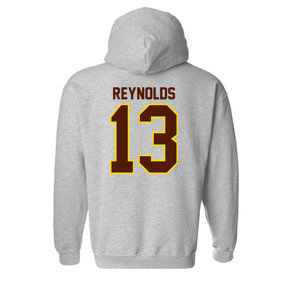 Western Michigan - NCAA Football : Mason Reynolds - Classic Shersey Hooded Sweatshirt-1