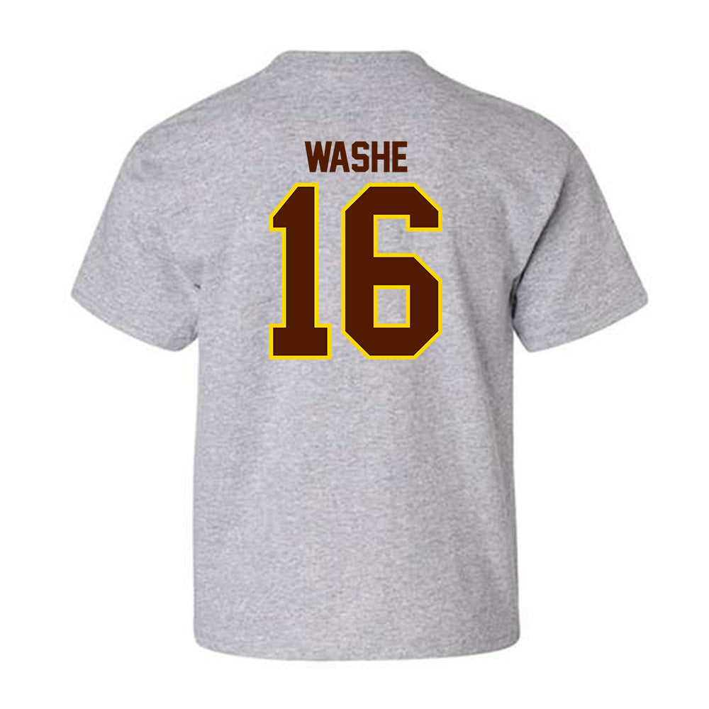 Western Michigan - NCAA Men's Ice Hockey : Tim Washe - Classic Shersey Youth T-Shirt-1